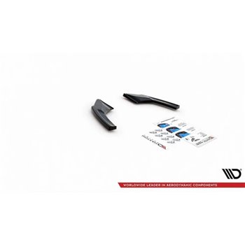 Maxton - Lames De Pare-Chocs Arrière Latérales V.2 Volkswagen Golf GTI Clubsport Mk8 Facelift 