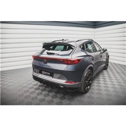Maxton - Lames De Pare-Chocs Arrière Latérales V.1 Cupra Formentor VZ Mk1 / Mk1 Facelift Noir Brillant
