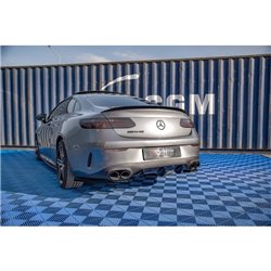 Maxton - Lames De Pare-Chocs Arrière Latérales Mercedes-AMG E53 Coupe C238 / Cabriolet A238 Noir Brillant