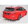 Maxton - Lames De Pare-Chocs Arrière Latérales V.2 Ford Focus ST-Line Estate Mk4 Noir Brillant