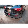 Maxton - Lames De Pare-Chocs Arrière Latérales Mistubishi Lancer Sportback Mk8 Noir Brillant