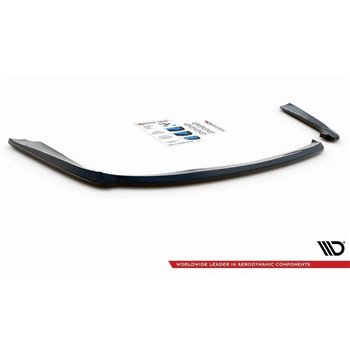 Maxton - Lames De Pare-Chocs Arrière Latérales Mistubishi Lancer Sportback Mk8 Noir Brillant