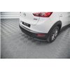 Maxton - Lames De Pare-Chocs Arrière Latérales Mazda CX-3 Noir Brillant