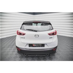 Maxton - Lames De Pare-Chocs Arrière Latérales Mazda CX-3 Noir Brillant