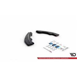Maxton - Lames De Pare-Chocs Arrière Latérales Mazda CX-3 Noir Brillant