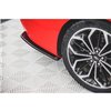 Maxton - Lames De Pare-Chocs Arrière Latérales V.1 Ford Focus ST-Line Estate Mk4 Noir Brillant