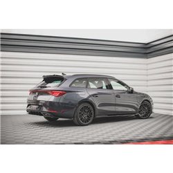 Maxton - Rajouts Des Bas De Caisse V.2 Seat Leon FR ST / Hatchback Mk4 / Cupra Leon ST / Hatchback Mk1 / Mk1 Facelift Noir Brill