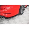 Maxton - Lames De Pare-Chocs Arrière Latérales V.4 (Pour jupe arrière v.1) Ford Focus ST-Line Estate Mk4 Noir Brillant