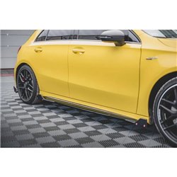 Maxton - Rajouts Des Bas De Caisse V.2 + Ailerons Mercedes-AMG A45 S Noir Brillant