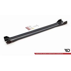 Maxton - Rajouts Des Bas De Caisse V.2 + Ailerons Mercedes-AMG A45 S Noir Brillant