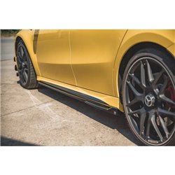 Maxton - Rajouts Des Bas De Caisse Mercedes-AMG A 45 S W177 Noir Brillant