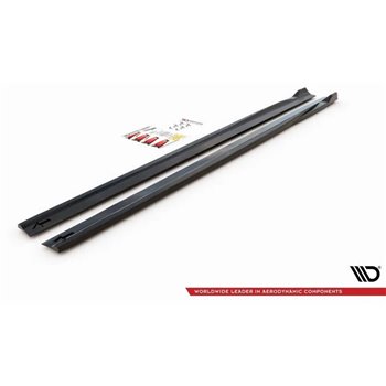 Maxton - Rajouts Des Bas De Caisse Mercedes-AMG A 45 S W177 Noir Brillant