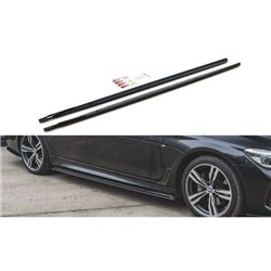 Maxton - Rajouts Des Bas De Caisse BMW 7 M-Pack G11 Noir Brillant