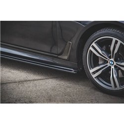 Maxton - Rajouts Des Bas De Caisse BMW 7 M-Pack G11 Noir Brillant
