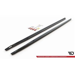 Maxton - Rajouts Des Bas De Caisse BMW 7 M-Pack G11 Noir Brillant