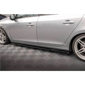 Maxton - Rajouts Des Bas De Caisse Volvo S60 R-Design Mk2 Noir Brillant