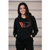 Maxton - Sweat à Capuche Noir Femme S