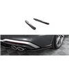 Maxton - Lames De Pare-Chocs Arrière Latérales Audi S5 Sportback / Coupe F5 Facelift Noir Brillant