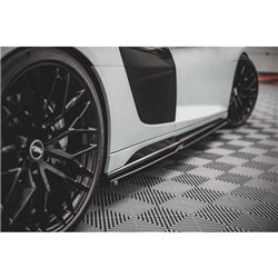 Maxton - Rajouts Des Bas De Caisse Audi R8 Mk2 Facelift Noir Brillant