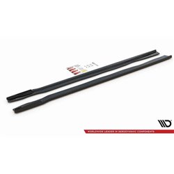 Maxton - Rajouts Des Bas De Caisse BMW X7 M-Pack G07 Noir Brillant