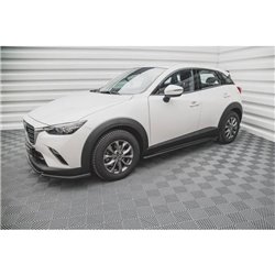 Maxton - Rajouts Des Bas De Caisse Mazda CX-3 Noir Brillant