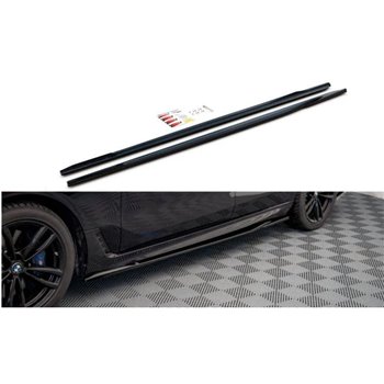 Maxton - Rajouts Des Bas De Caisse BMW 6 GT G32 M-Pack Noir Brillant