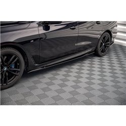 Maxton - Rajouts Des Bas De Caisse BMW 6 GT G32 M-Pack Noir Brillant