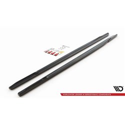 Maxton - Rajouts Des Bas De Caisse BMW 6 GT G32 M-Pack Noir Brillant