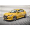 Maxton - Rajouts Des Bas De Caisse Peugeot 208 Mk2 Noir Brillant