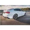 Maxton - Rajouts Des Bas De Caisse Audi S5 / A5 S-Line Sportback F5 Facelift Noir Brillant