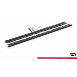Maxton - Rajouts Des Bas De Caisse Mitsubishi Lancer Mk8 Noir Brillant