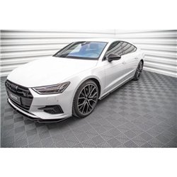 Maxton - Rajouts Des Bas De Caisse Audi A7 C8 Noir Brillant