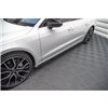 Maxton - Rajouts Des Bas De Caisse Audi A7 C8 Noir Brillant