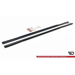 Maxton - Rajouts Des Bas De Caisse Audi A7 C8 Noir Brillant