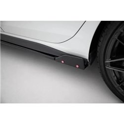 Maxton - Rajouts Des Bas De Caisse V.2 + Ailerons Volkswagen Golf GTI / GTE / GTI Clubsport / GTD / R-Line Mk8 Noir Brillant