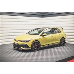 Maxton - Rajouts Des Bas De Caisse V.2 + Ailerons Volkswagen Golf GTI / GTE / GTI Clubsport / GTD / R-Line Mk8 Noir Brillant