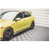 Maxton - Rajouts Des Bas De Caisse V.2 + Ailerons Volkswagen Golf GTI / GTE / GTI Clubsport / GTD / R-Line Mk8 Noir Brillant