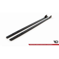 Maxton - Rajouts Des Bas De Caisse V.2 + Ailerons Volkswagen Golf GTI / GTE / GTI Clubsport / GTD / R-Line Mk8 Noir Brillant