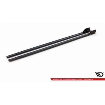 Maxton - Rajouts Des Bas De Caisse V.2 + Ailerons Volkswagen Golf GTI / GTE / GTI Clubsport / GTD / R-Line Mk8 Noir Brillant