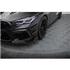 Maxton - Lame Du Pare-Chocs Avant V.1 + Ailerons BMW M8 Gran Coupe F93 / Coupe F92 Noir Brillant
