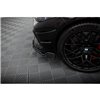 Maxton - Lame Du Pare-Chocs Avant V.1 + Ailerons BMW M8 Gran Coupe F93 / Coupe F92 Noir Brillant