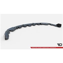 Maxton - Lame Du Pare-Chocs Avant V.1 + Ailerons BMW M8 Gran Coupe F93 / Coupe F92 Noir Brillant