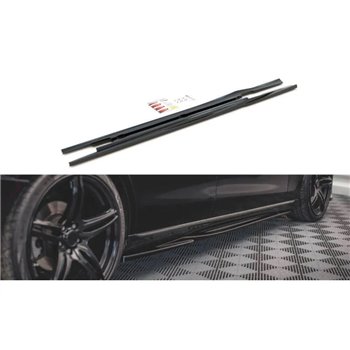 Maxton - Rajouts Des Bas De Caisse Mercedes-Benz E W213 Noir Brillant
