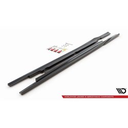 Maxton - Rajouts Des Bas De Caisse Mercedes-Benz E W213 Noir Brillant