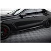 Maxton - Rajouts Des Bas De Caisse V.2 BMW M8 Gran Coupe F93 / 8 Gran Coupe M-Pack G16 Noir Brillant