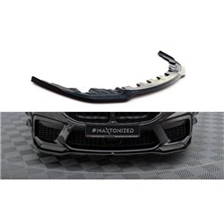 Maxton - Lame Du Pare-Chocs Avant V.3 BMW M8 Gran Coupe F93 / Coupe F92 Noir Brillant