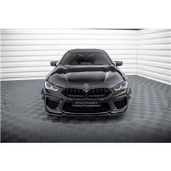 Maxton - Lame Du Pare-Chocs Avant V.3 BMW M8 Gran Coupe F93 / Coupe F92 Noir Brillant