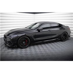 Maxton - Rajouts Des Bas De Caisse V.1 + Ailerons BMW M8 Gran Coupe F93 / 8 Gran Coupe M-Pack G16 Noir Brillant