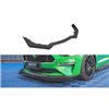 Maxton - Street Pro Lame Du Pare-Chocs Avant V.1 Ford Mustang GT Mk6 Facelift Noir-Rouge + Rabats Brillant