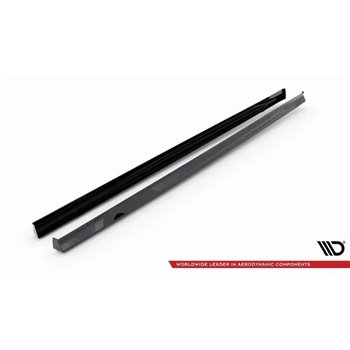 Maxton - Rajouts Des Bas De Caisse V.3 Volkswagen Golf GTI / GTE / GTI Clubsport / GTD / R-Line Mk8 Noir Brillant